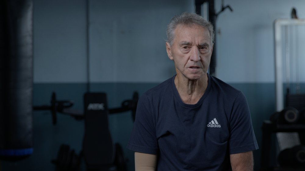 Ken Stone in a gym